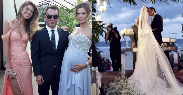 O casamento de Aline Ambrosio, irmã da top Alessandra