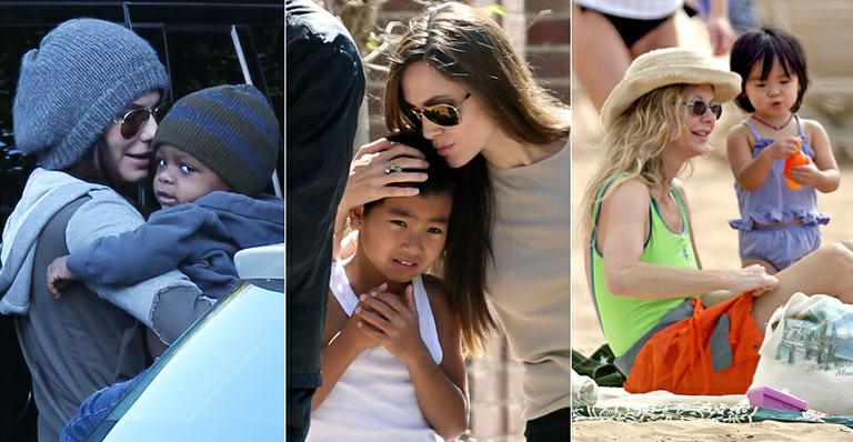 Angelina Jolie, Sandra Bullock, Meg Ryan e outras mamães adotivas famosas
