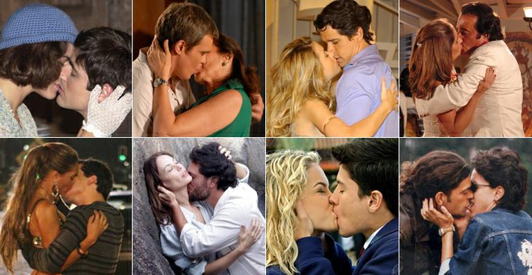 Relembre os beijos apaixonados das novelas