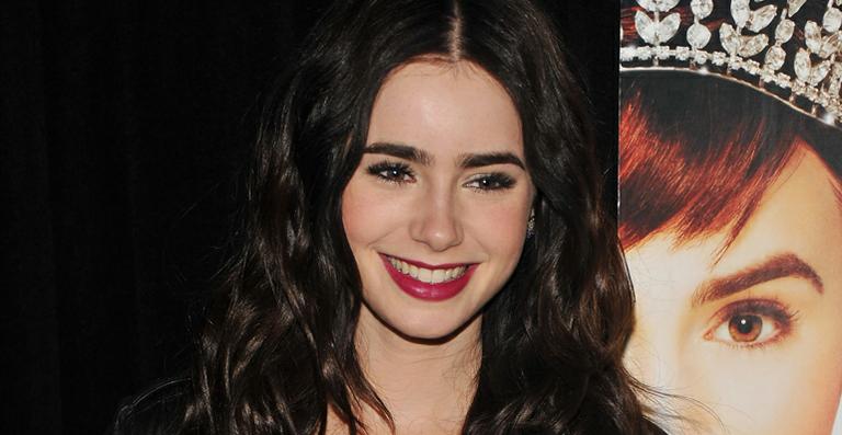 Lily Collins quer um homem que a proteja