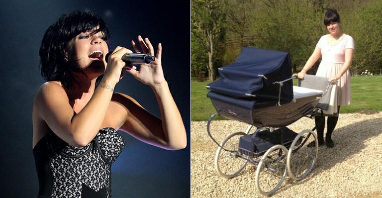 Lily Allen leva a filha Ethal Mary para passear em carrinho de R$ 3,6 mil