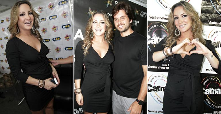 Claudia Leitte: barriguinha discreta em look preto