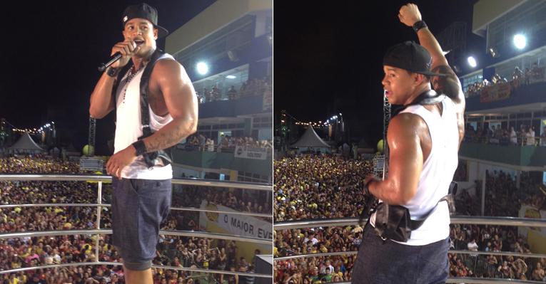 Com visual mais comportado, Léo Santana se apresenta em Florianópolis