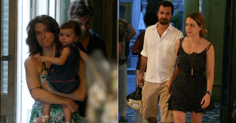 Letícia Spiller e Leandra Leal vão ao velório do cineasta Paulo Cezar Saraceni