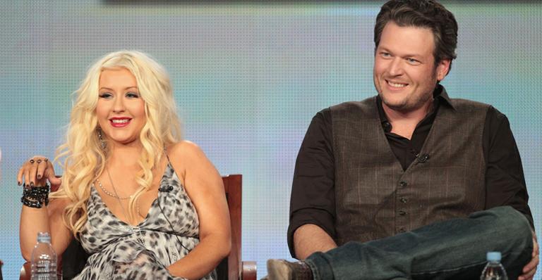 Christina Aguilera quer gravar dueto com Blake Shelton