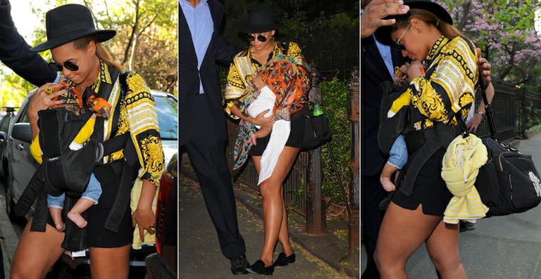 Beyoncé leva Blue Ivy para visitar a tia