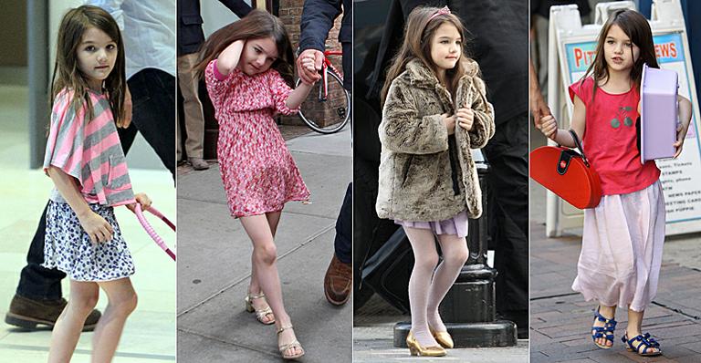 Suri Cruise completa seis anos; reveja looks da filha de Tom Cruise e Katie Holmes