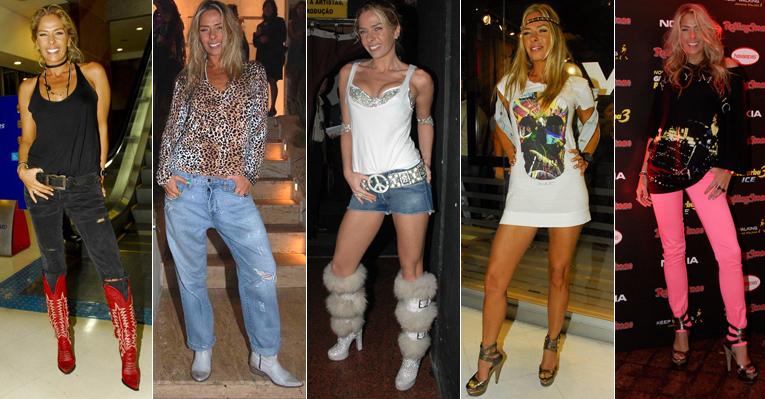 Quer inovar no visual e esbanjar estilo? Inspire-se nos looks da nada básica Adriane Galisteu