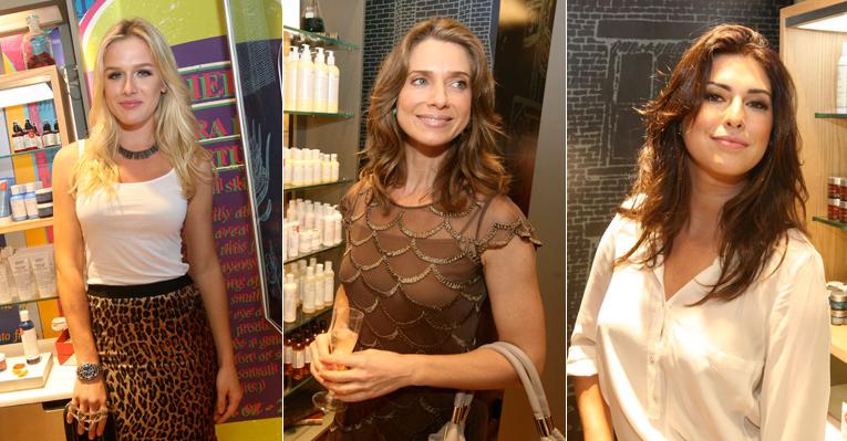 Famosas prestigiam inauguração de loja de cosméticos