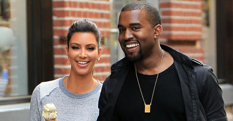 Kim Kardashian e Kanye West: passeio romântico pelas ruas de Nova York