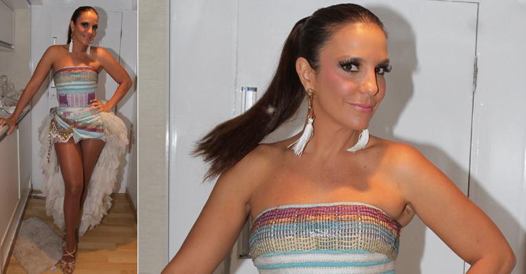 Ivete Sangalo estreia novo figurino em show em Feira de Santana, na Bahia