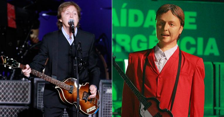 Paul McCartney canta em Recife e ganha versão do boneco de Olinda