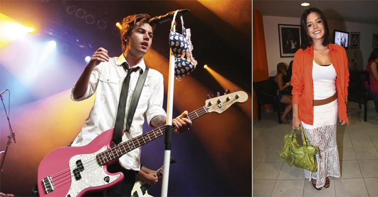 Gi Lancellotti aplaude o ex, Pe Lanza, em dia de rock