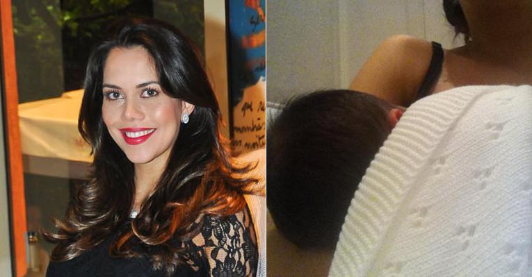 Daniela Albuquerque: ‘Como é maravilhoso amamentar’