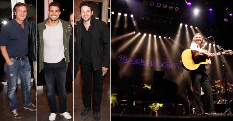 Astros de ‘Avenida Brasil’ conferem show de Roger Hodgson no Rio