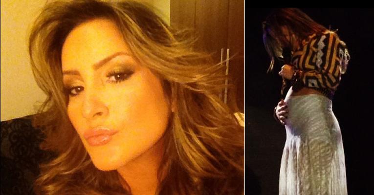 A produção de Claudia Leitte para show no Recife