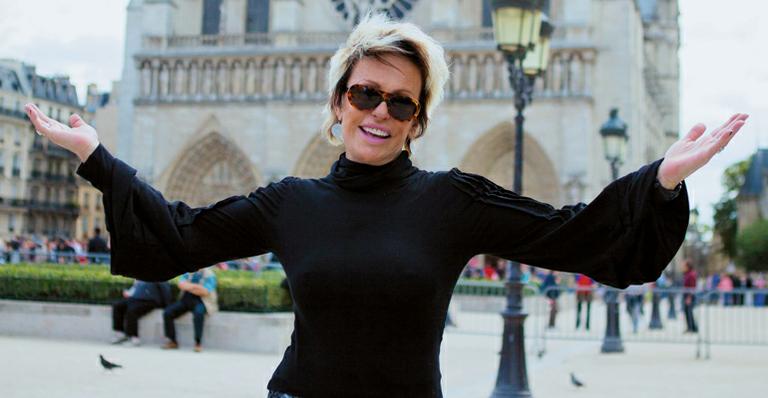 Ana Maria Braga mostra fotos do neto no ‘Mais Você’
