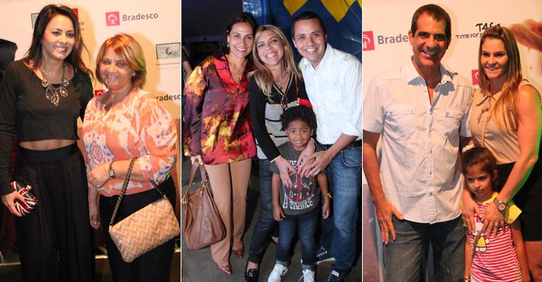 Famosos levam a família para assistir o Cirque Du Soleil