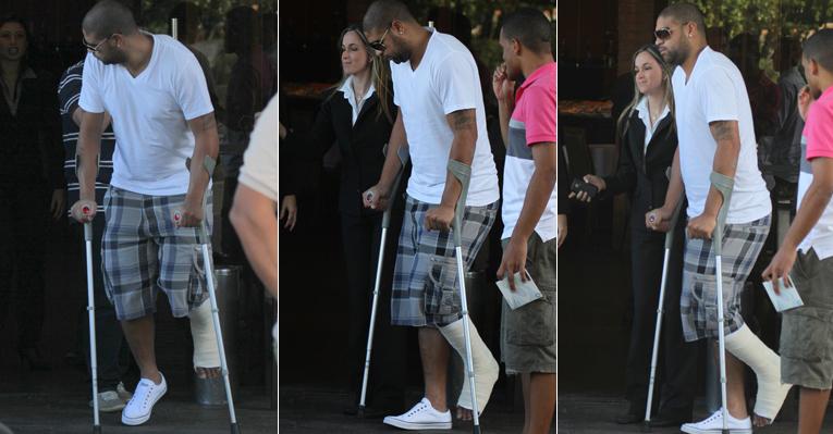 Adriano Imperador: ‘Estou focado na minha recuperação’