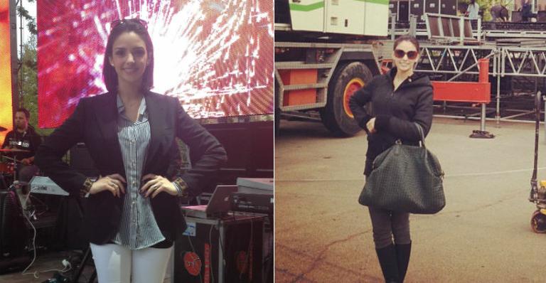 Caroline Celico realiza e canta em evento em Madri
