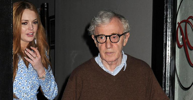 Lindsay Lohan janta com Woody Allen em Nova York