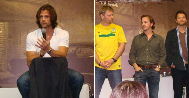 Jared Padalecki e seus parceiros em ‘Supernatural’ participam do 2º dia de evento no Rio