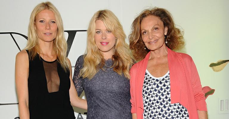 Estilista Diane von Furstenberg reúne estrelas em Nova York