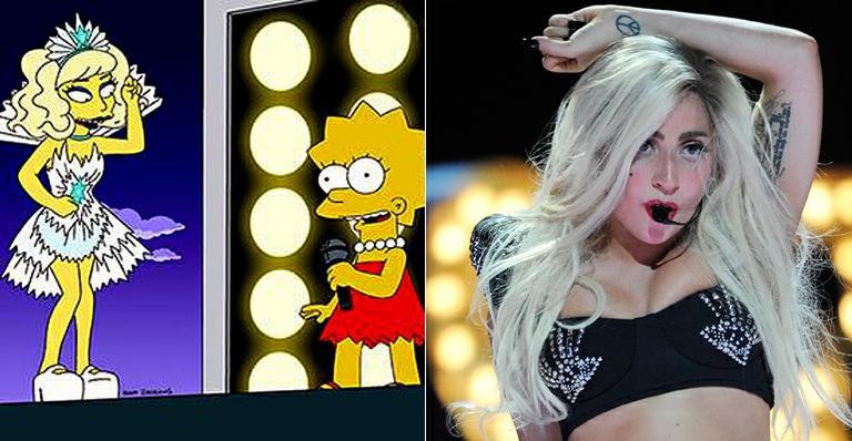 Veja a primeira foto de Lady Gaga como personagem da série ‘Os Simpsons’