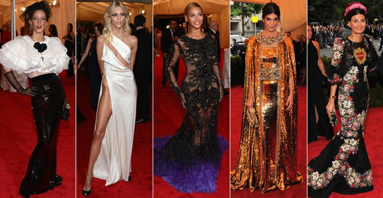 Veja quem ousou no red carpet do MET Ball 2012
