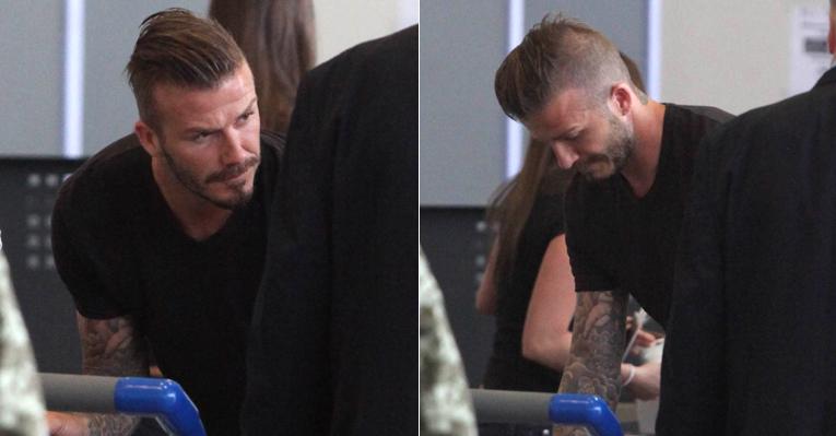 David Beckham volta a usar moicano