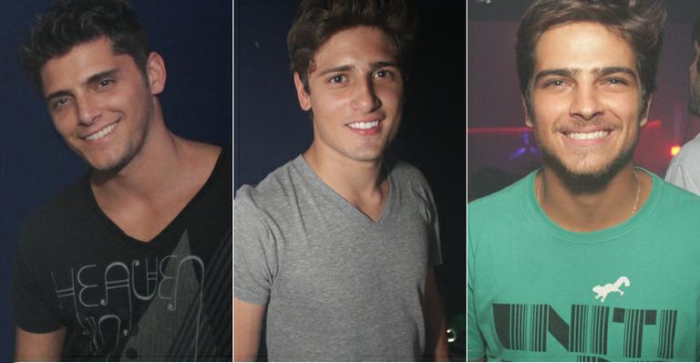 Galãs de novela aproveitam noite de balada