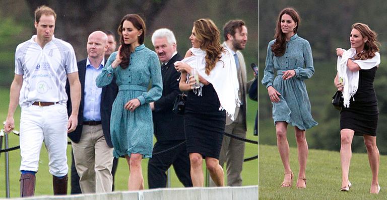 O estilo de Kate Middleton para acompanhar partida de polo