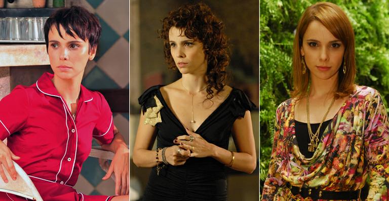 Os diferentes looks de Débora Falabella na telinha