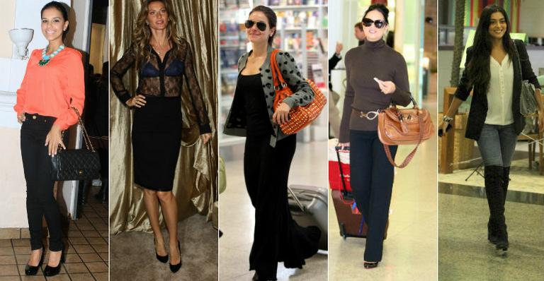 Esfriou! Os looks de inverno das famosas