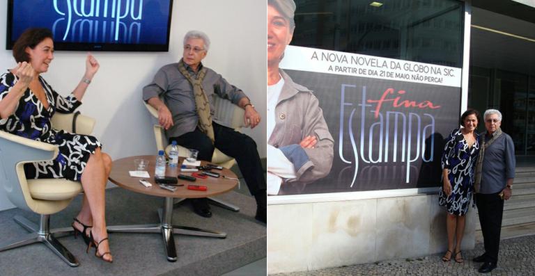 Lília Cabral apresenta ‘Fina Estampa’ em Lisboa e pede vilã a Aguinaldo Silva