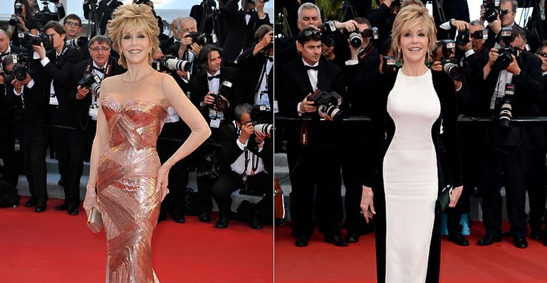 Jane Fonda esbanja jovialidade em Cannes