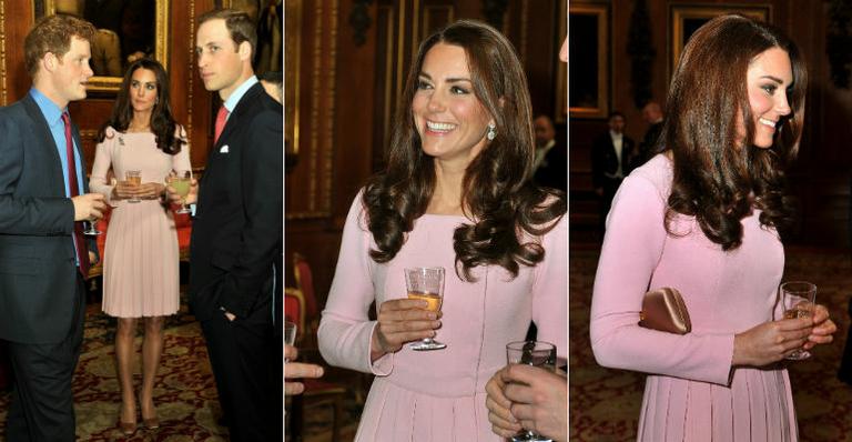 Kate Middleton usa vestido de R$ 6 mil em almoço real