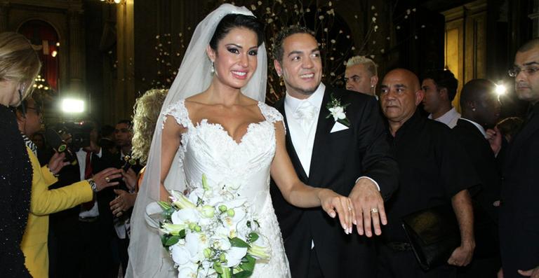 Belo e Gracyanne Barbosa se casam no Rio de Janeiro
