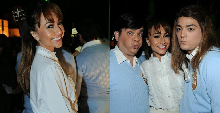 Sabrina Sato se veste de Professora Helena na estreia de ‘Carrossel’