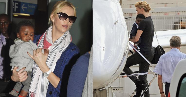 A dedicacão de Charlize Theron a Jackson