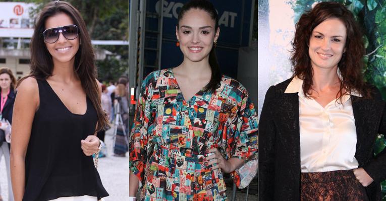 Estilosas, famosas circulam pelo Fashion Rio