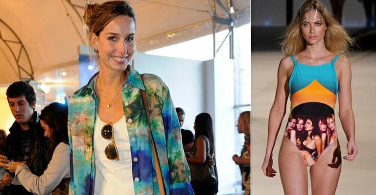 Mariana Weickert se emociona ao ser homenageada na passarela do Fashion Rio