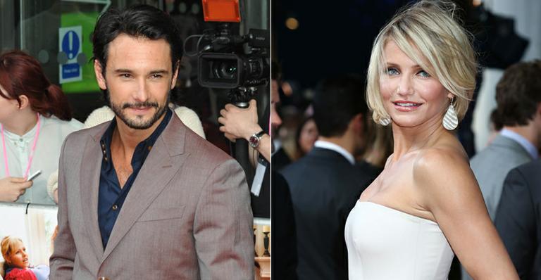 Rodrigo Santoro e Cameron Diaz na pré-estreia londrina de ‘O Que Esperar Quando Você Está Esperando’
