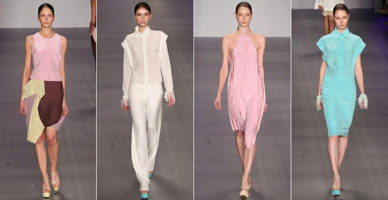 Cores leves no desfile da grife Patachou