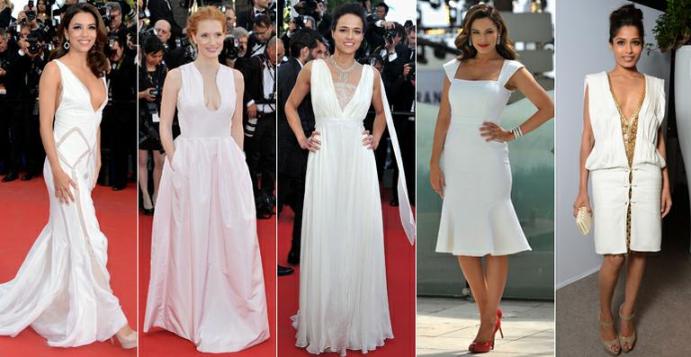 Moda ‘branca’ toma conta do Festival de Cannes