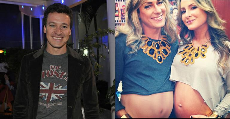 Rodrigo Faro fica ‘grávido’ com Claudia Leitte em nova homenagem