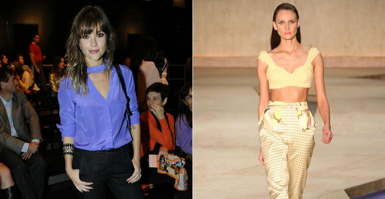 Look favorito de Juliana Didone no desfile da grife Maria Bonita Extra