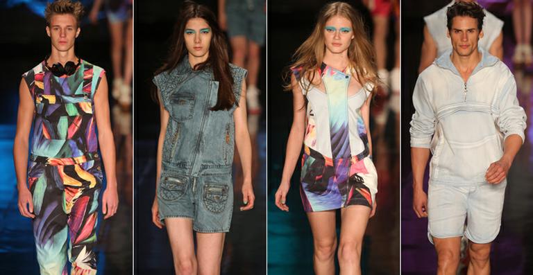 Jeans e muitas cores dominam a coleção da grife Coca Cola Clothing