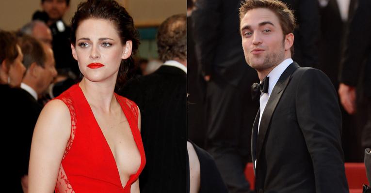 De vermelho, Kristen Stewart acompanha Robert Pattinson em estreia