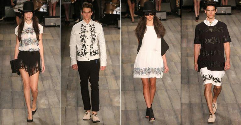 Mistura de country e tropical no desfile da 2nd Floor